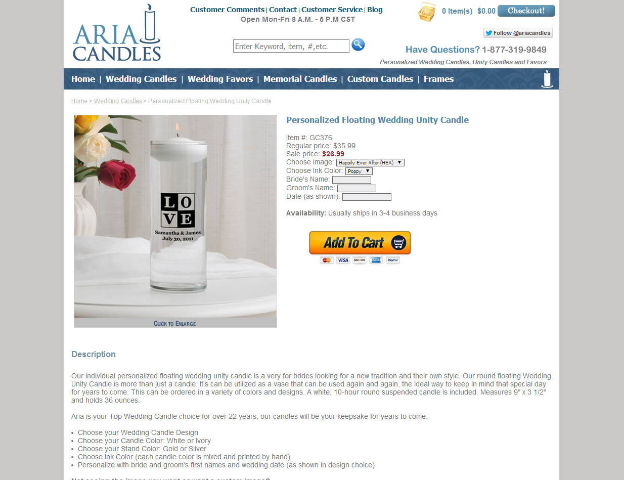 Aria Candles image 2