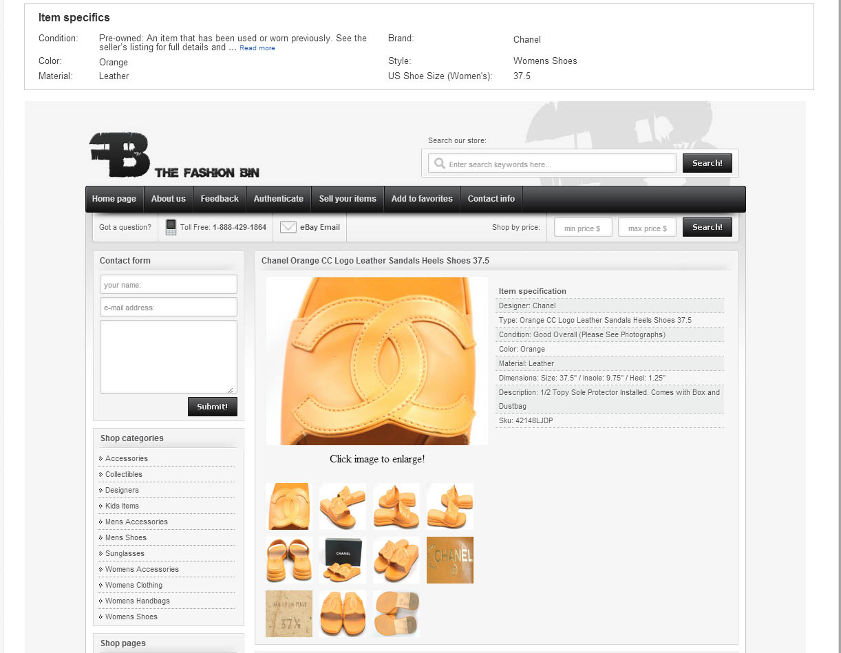 The Fashion Bin eBay Store image 2